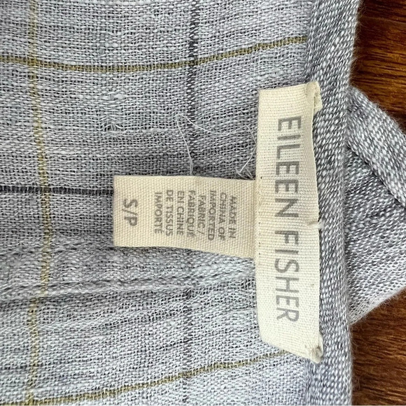 Eileen Fisher Organic Linen Reversible Jacket Size S - Picture 7 of 7